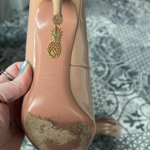Aquazzura patent nude pump - Picture 3 of 7